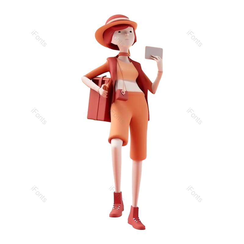 卡通图片,美女元素,网上购物PNG,天空免抠素材